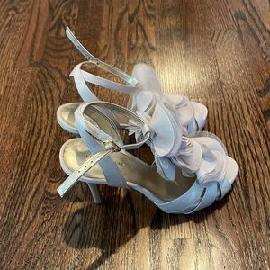 Audrey Brooke T-strap Flower Heels